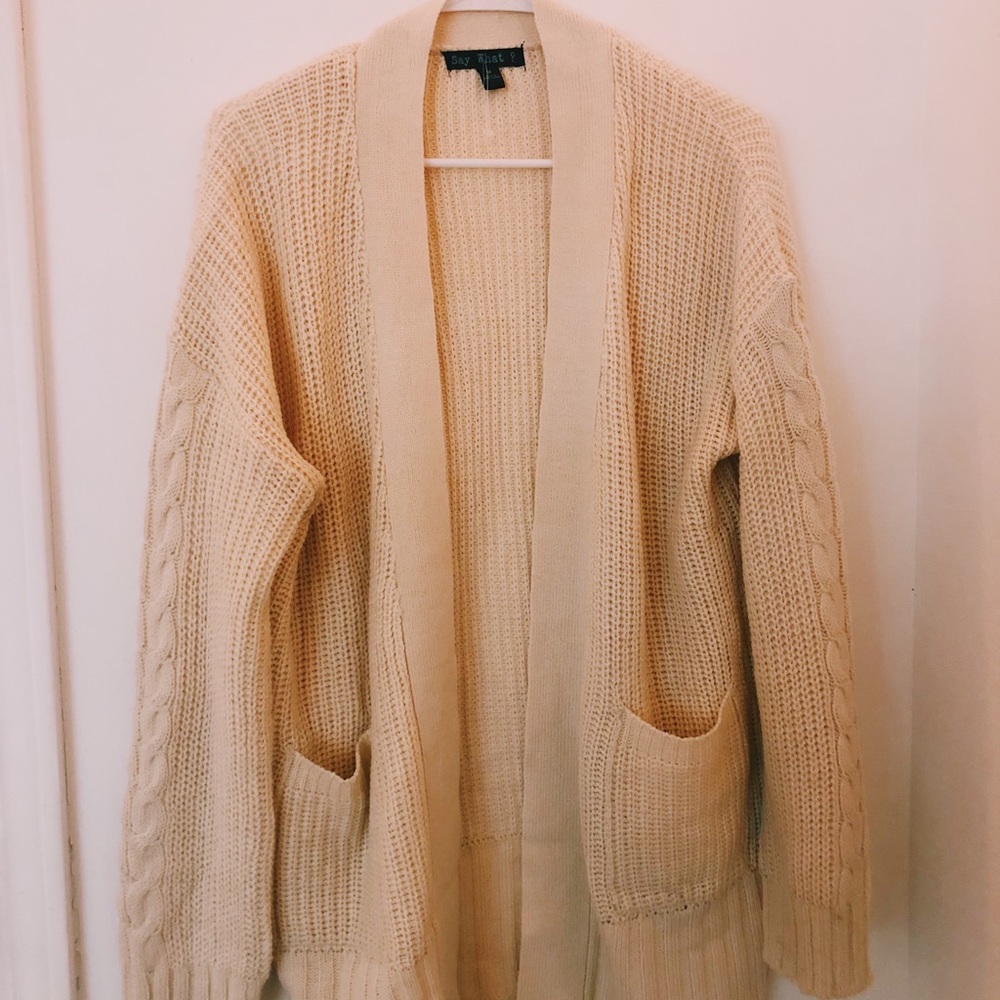 Cream Cardigan